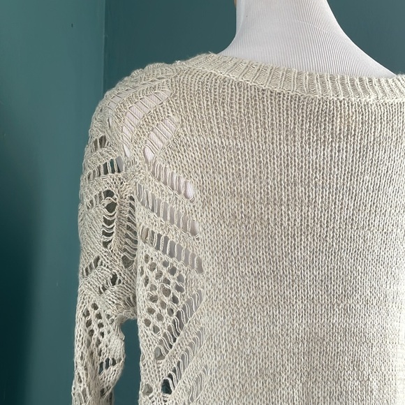 Staring at stars Cream Sweater from anthropology - Picture 7 of 8